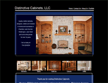 Tablet Screenshot of distinctivecabinets.com